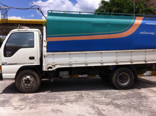6ล้อกลางISUZU 130 แรง NPR71L-7405153 ...รถบรรทุกถังน้ำยางพารา..ใช้น้อย สวยมาก...