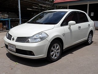 NISSAN TIIDA LATIO G 1.6 AUTO ปี 2008 รถสวยผู้หญิงใช้ไมล์แท้ จัดไฟแนนซ์ได้ ดาวน์ 8,000 T.086-527-9533