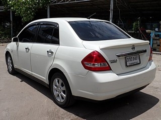NISSAN TIIDA LATIO G 1.6 AUTO ปี 2008 รถสวยผู้หญิงใช้ไมล์แท้ จัดไฟแนนซ์ได้ ดาวน์ 8,000 T.086-527-9533