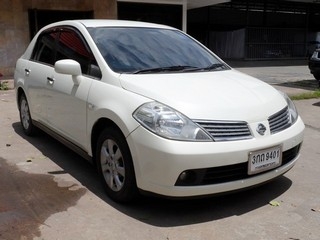 NISSAN TIIDA LATIO G 1.6 AUTO ปี 2008 รถสวยผู้หญิงใช้ไมล์แท้ จัดไฟแนนซ์ได้ ดาวน์ 8,000 T.086-527-9533