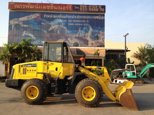 ลดกระหน่ำ รถตัก Komatsu WA100-5 ยางลม