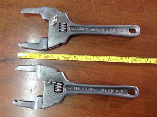 ขายประแจถอดกรองโบราณงานเก่า หายาก ปรับขยายขนาดปากได้ 1-3" มีน็อตล็อค ขายตัวละ