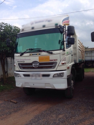 ขายรถพ่วงสิบล้อดัมพ์ HINO เครื่อง 380 แรง ปี 54 กระบะดัมพ์สามมิตร ลูก 3 เพลาแท้ ยาว 6.50 เมตร รถสวยพร้อมใช้งาน