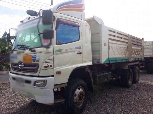 ขายรถพ่วงสิบล้อดัมพ์ HINO เครื่อง 380 แรง ปี 54 กระบะดัมพ์สามมิตร ลูก 3 เพลาแท้ ยาว 6.50 เมตร รถสวยพร้อมใช้งาน