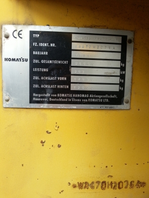 ขายรถตัก Komatsu WA 470-3 ขายรถตัก Komatsu WA 470-3