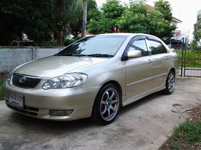 ขายรถบ้านเจ้าของขายเองTOYOTA ALTIS 1.8 Eขาย210000บ.