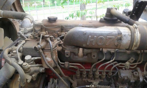 ขายรถสิบล้อเทเลอร์ FM187LA เครื่อง HO7C-185 แรง 2 เพลา สโลกลาง ทะเบียนพร้อม