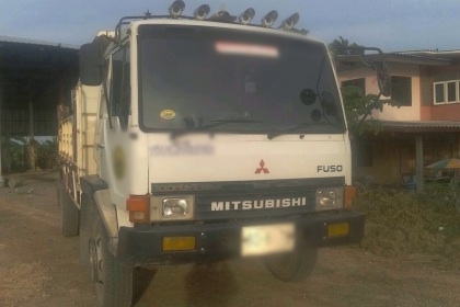 ขายรถบรรทุกหกล้อดัมพ์ MITSUBISHI FK455FRD เครื่อง 6D16-195 แรง ยาง 9.00 รถสวยพร้อมใช้งาน