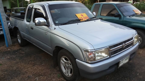 **180,000 บ.ต่อรอง**ขาย กระบะแค็ปTOYOTA HILUX TIGER 3.0 ปี43/00 ไมล์19x,xxx เครื่องเดิมเกียร์เดิม 5L แน่นๆ แรงๆ แห้งดีไม่เยิ้ม เกียร์ดีไม่หลุดไม่หอน ช่วงล่างหนึบ คัสซีสวยเดิมไม่ปะไม่ดาม ไม่ผุ กระบะสวยมีพื้นปูกระบะ หน้า-หลังเดิมไม่เคยชนหนัก ภายในเก๋งดีคอนโ