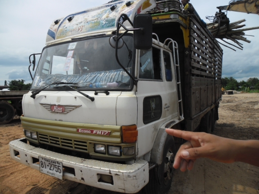 ขายรถบรรทุก 10 ล้อเพลาเดียว HINO F 17 สภาพพร้อมใช้ทะเบียนเต็ม