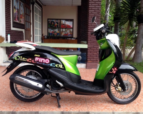 +++ขาย Yamaha fino จดปี52 รถเดิมๆสีสวยวิ่งน้อย+++