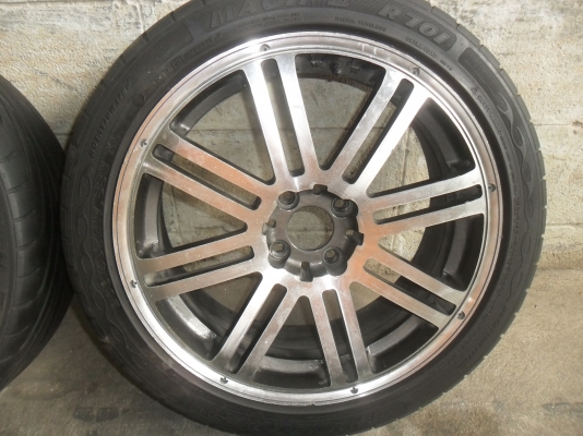 ล้อแม็ก 17นิ้ว 4รู100 พร้อมยาง 4 ล้อ ราคา 6500 บาท