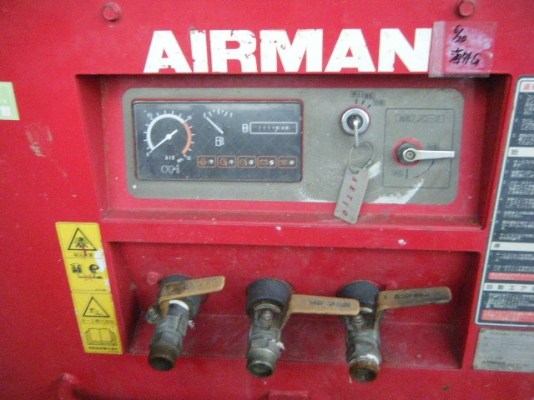 ปั๊มลม AIRMAN PDS175S ปี 2000 ชั่วโมงทำงาน 3808 สินค้านำเข้า เก่าญี่ปุ่นแท้ๆ ของดีราคาถูกนำเข้ามาเองครับ