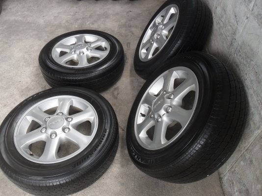 ล้อแม็ก 16นิ้ว 6รู อีซูซุ พร้อมยาง สวยๆ 4 ล้อ ราคา 6900 บาท ล้อแม็ก 16นิ้ว 6รู อีซูซุ พร้อมยาง สวยๆ 4 ล้อ ราคา 6900 บาท