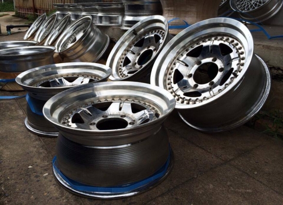 ขายล้อ 3 ชิ้นแท้ RAYS 16x8 ออฟ6 6/139.7 สวยๆ เดิมจากญี่ปุ่น