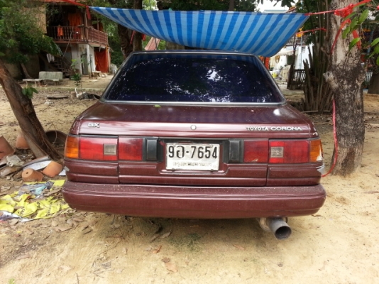 ขาย โตโยต้า โคโรน่า รุ่นตู้เย็น(รถบ้าน) เครื่อง 4a เกียร์ออโต้ 1600cc แก๊ส+น้ำมัน เครื่องเยี่ยม (ท้าพิสูจน์)