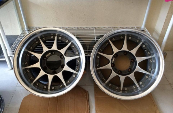ขายล้อ2 ชิ้นแท้  ENKEI HR385 ขอบ 16x8 ออฟ-35 6/139.7 มี 1 คู่