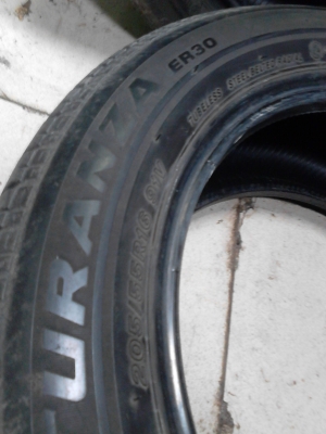 205/55R16 BRIDGESTONE TURANZA  ER30  ชุด 4 เส้น   TEL.081-427-3941