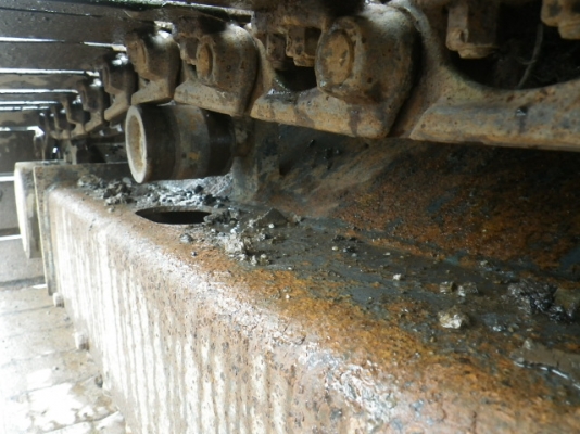 Komatsu PC45-1 #2784 Cab piping steel shoe รอนำเข้าจากญี่ปุ่น โทร. 080-6565422 (หนิง)