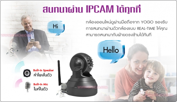 กล้อง IP camera แบบไร้สาย เป็นยามเฝ้าบ้านแทนคุณ