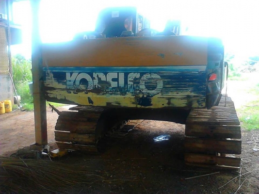 **455,000 บ.ต่อรอง**ขายแบคโฮ KOBELCO MARK // 200 K907II เครื่องเดิมปั้มเดิม เครื่อง MITSU 6D31-135HP 6สูบ เครื่องดี ติดง่าย มีไอนิดๆ แต่แรงดี ปั้ม K3V แน่นๆ แรงๆ ทำงานดีเร็ว ไม่โหลด บูมอาร์มดี มีปะ1แผล เอวแน่น ไม่แตกไม่ร้าว บุ้งกี๋ดีไม่ผุ ช่วงล่าง70\% แทร็ **455,000 บ.ต่อรอง**ขายแบคโฮ KOBELCO MARK // 200 K907II เครื่องเดิมปั้มเดิม เครื่อง MITSU 6D31-135HP 6สูบ เครื่องดี ติดง่าย มีไอนิดๆ แต่แรงดี ปั้ม K3V แน่นๆ แรงๆ ทำงานดีเร็ว ไม่โหลด บูมอาร์มดี มีปะ1แผล เอวแน่น ไม่แตกไม่ร้าว บุ้งกี๋ดีไม่ผุ ช่วงล่าง70\% แทร็