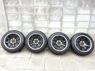 ขายล้อแม๊กเลนโซ่ขอบ17พร้อมยาง4เส้น 15000บ.