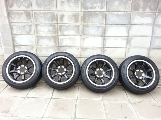 ขายล้อแม๊กเลนโซ่ขอบ17พร้อมยาง4เส้น 15000บ.
