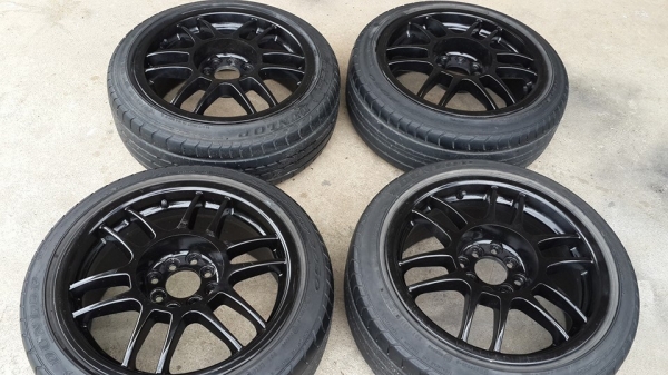 ขอบ 16 ลาย RPF1 4รู100/114 แถมยาง Dunlop ปี10