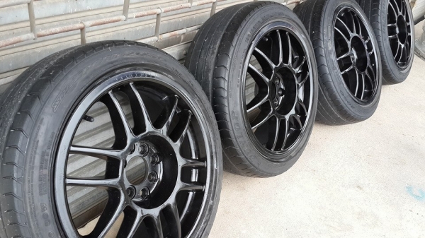 ขอบ 16 ลาย RPF1 4รู100/114 แถมยาง Dunlop ปี10