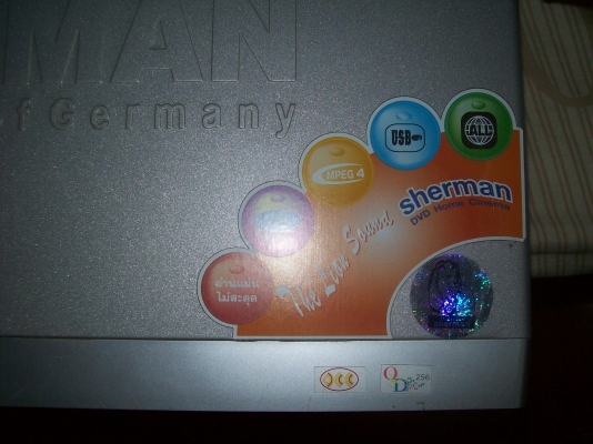 DVD ยี่ห้อ SHERMAN คุณภาพเยี่ยม ราคาไม่แพงเลย