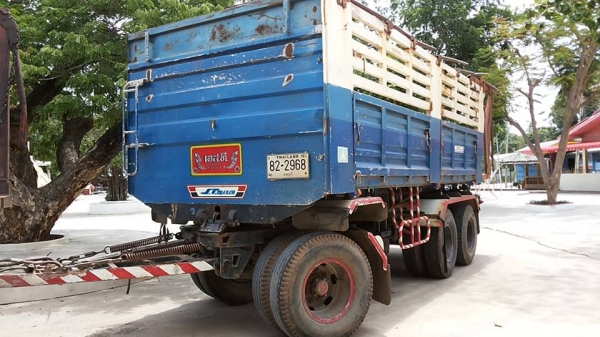 ***ขายแล้วครับขอบคุณ Truck2hand ขาย22ล้อพ่วงดั้ม ISUZU DECA FXZ 270 EURO1 (ยูโรวัน) ปี39 FXZ23NZPT เครื่องเดิมเกียร์เดิม 6SD1bo-270แรง เครื่องแห้ง แน่นๆ แรงๆไม่มีเยิ้ม เกียร์เดิม ไม่หลุดไม่หอน ช่วงล่างเดิม คัสซีสวยเดิม ไม่ปะไม่ดาม ไม่มีบวม กระบะดั้มเหล็กเ