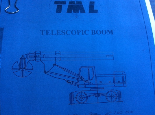 (campshell.  Tml Telescopic boom ) บูมพิเศษสำหรับแม๊คโคขนาด200  ขึ้นไป