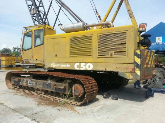 เครน50t. Tackline casaqrande (. Italy ) เครื่องBenz ใช้งานน้อยปี1995. สภาพสมบูรณ์เอกสารครบ