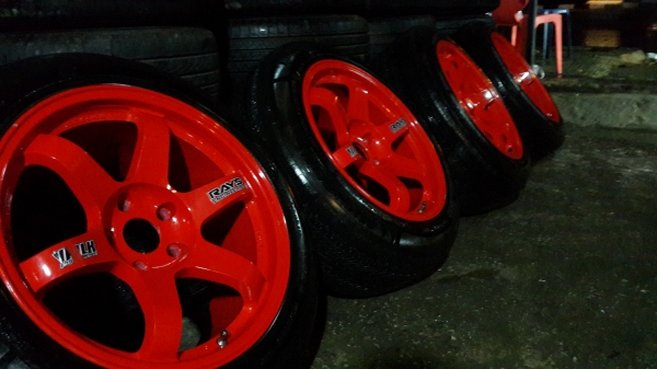 Te37 ขอบ17 พร้อมยาง