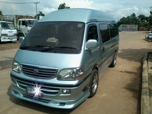 ขายรถตู้หัวจรวดหลังคาสูงแต่งสวย