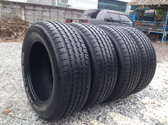 ขายยางBFGoodrich Long trail 265/60R18 MADE IN U.S.A ยางปี11 ดอกยางนิ่มลึกเท่ากัน(สภาพ90\%)สวยๆ จำนวน 1 ชุด