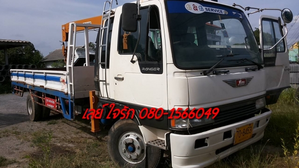 ***ขายแล้วครับขอบคุณ Truck2hand ขาย6ล้อติดเครนสวยๆ HINO FD3HLA HO7D 195HP เครื่องเดิมเกียร์เดิม HO7D 195 แรง แน่นดี แรงดี เกียร์ดีไม่หลุด ช่วงล่างเดิม คัสซีสวยจัด เดิมๆไม่มีบวม กระบะคาร์โก้ พื้นเหล็กข้างเหล็กสภาพดี พื้นดีข้างดีไม่ผุ ยาว6.20ม. หัวเก๋งสวยภา