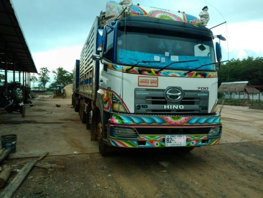 ***ขายแล้วครับขอบคุณ Truck2hand ขาย24ล้อพ่วง แม่ลูกดั้มเกษตร สวยๆ แม่12ล้อ HINO MEGA SERIES 700 E13C Turbointer-420HP EURO3 ปี55 เครื่องเดิมขุมพลังใหม่ตัวล่าสุด E13C-bointer 420แรง แห้งๆแน่นๆ แรงๆ ไม่มีเยิ้ม เกียร์เดิมไม่มีหอน ช่วงล่าง2คานหน้าโรงงาน คัสซี