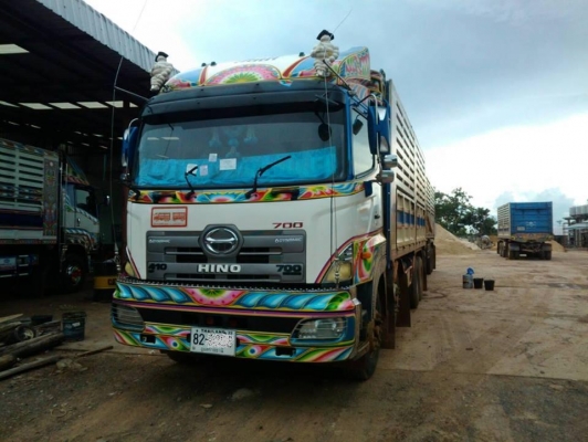 ***ขายแล้วครับขอบคุณ Truck2hand ขาย24ล้อพ่วง แม่ลูกดั้มเกษตร สวยๆ แม่12ล้อ HINO MEGA SERIES 700 E13C Turbointer-420HP EURO3 ปี55 เครื่องเดิมขุมพลังใหม่ตัวล่าสุด E13C-bointer 420แรง แห้งๆแน่นๆ แรงๆ ไม่มีเยิ้ม เกียร์เดิมไม่มีหอน ช่วงล่าง2คานหน้าโรงงาน คัสซี