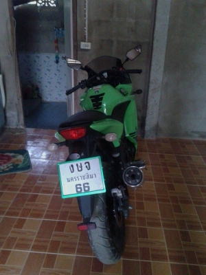 ขาย ninja 250 สีเขียว