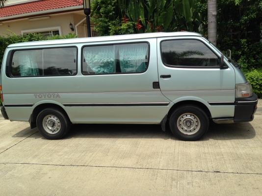 รถตู้ Hiace ปี 95 เปลี่ยนเครื่อง 2L ตัวเดิม เครื่องดี ไม่มีชนหนัก