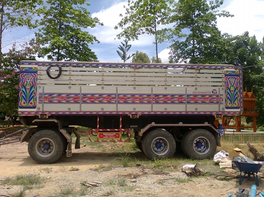 ลูกพ่วง 3 เพลาแท้ ดัมพ์ อลูมิเนียม