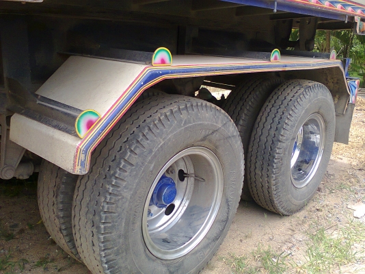 ลูกพ่วง 3 เพลาแท้ ดัมพ์ อลูมิเนียม