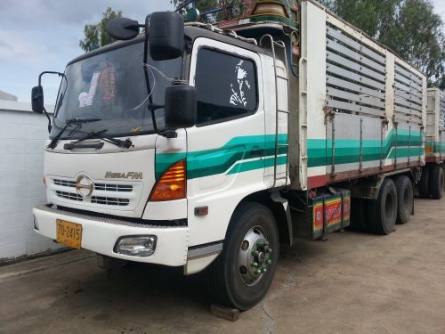 ขาย10ล้อ HINO FM1J 245แรง ไม่ดัมพ์ ลูกพ่วง2คาน