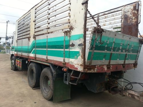 ขาย10ล้อ HINO FM1J 245แรง ไม่ดัมพ์ ลูกพ่วง2คาน