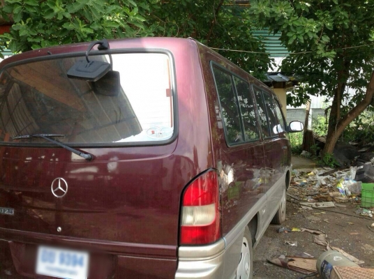 ขายรถตู้ BENZ B2000 ปี 41 แอร์ เครื่องเสียง+จอครบ หัวเดิมบางสวย รถบ้านแท้ ทะเบียนพร้อม