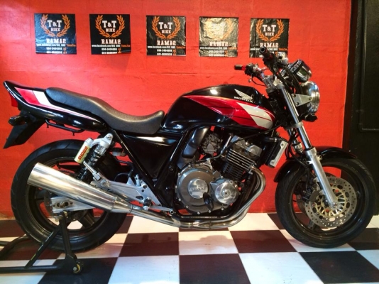T&amp;T BIKE RAMA2ขายHONDA CB400 ปี96 เอกสารinv+สพม รถสีสวย เครื่องดี ระบบไฟใช้ครบ ราคา64500