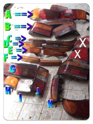 ขายไฟท้ายหลายรายการ