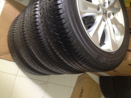 ขายล้อแม็กเดิม Honda jazz ขอบ 15 4รู100 พร้อมยาง 175 65 15