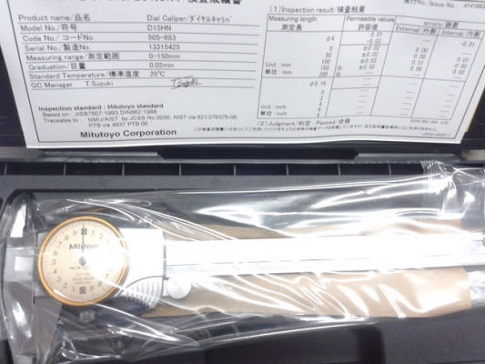 มีเวอร์เนียเข็ม(นาฬิกา)Dial Mitutoyo มานำเสนอครับ ของแท้ JAPAN